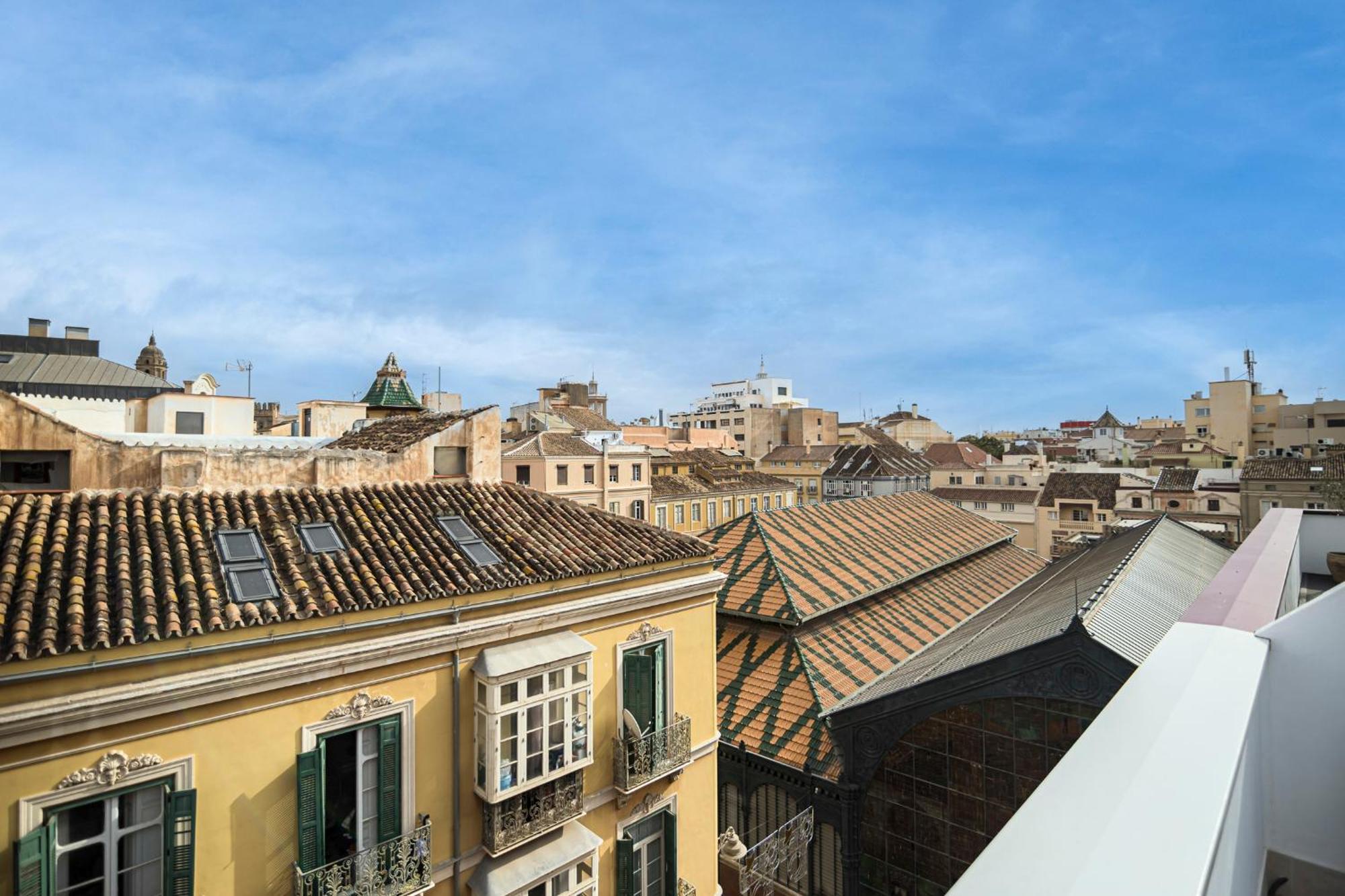 Atarazanas Suite, Atico Con Terraza マラガ エクステリア 写真