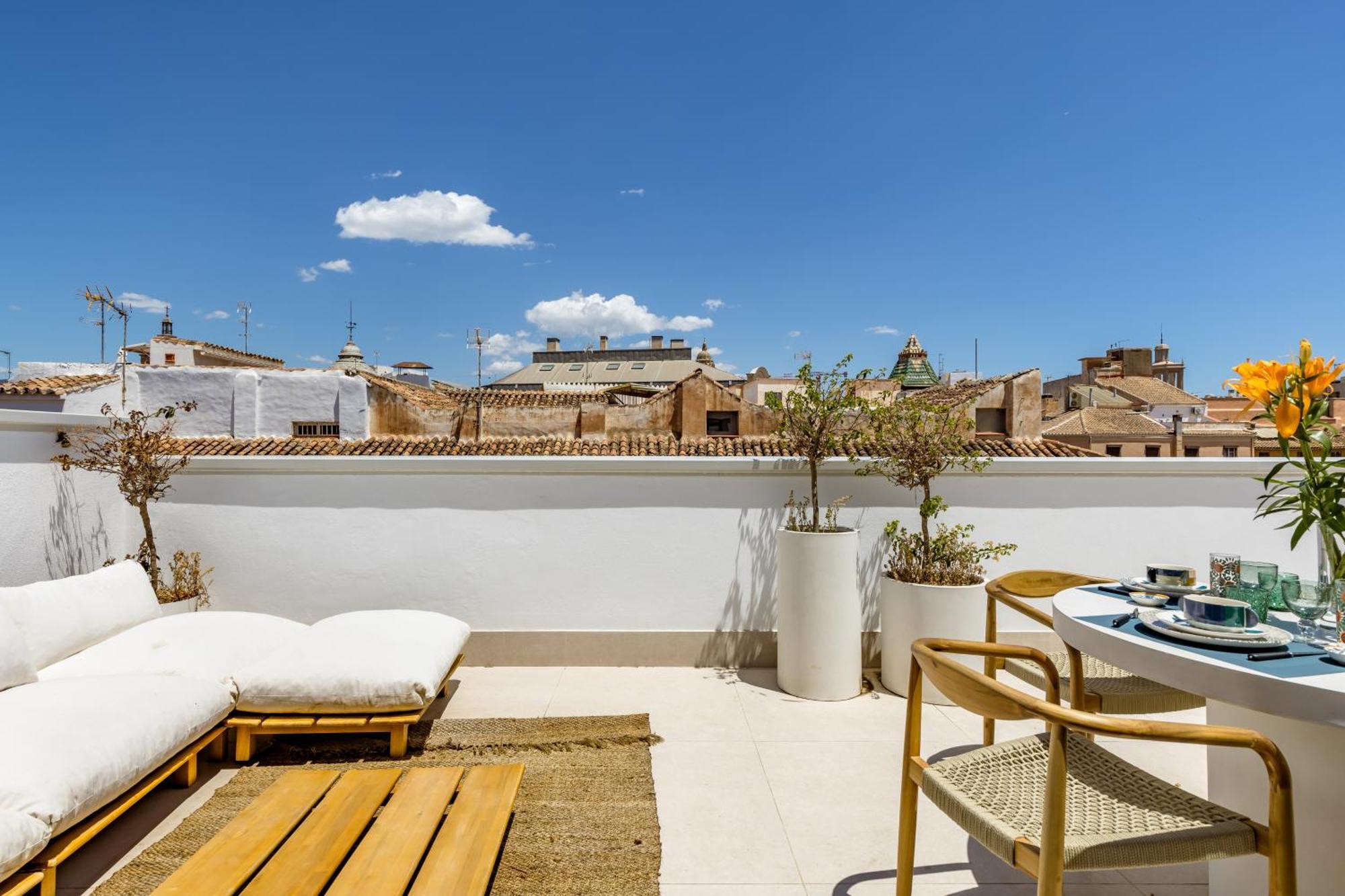 Atarazanas Suite, Atico Con Terraza マラガ エクステリア 写真